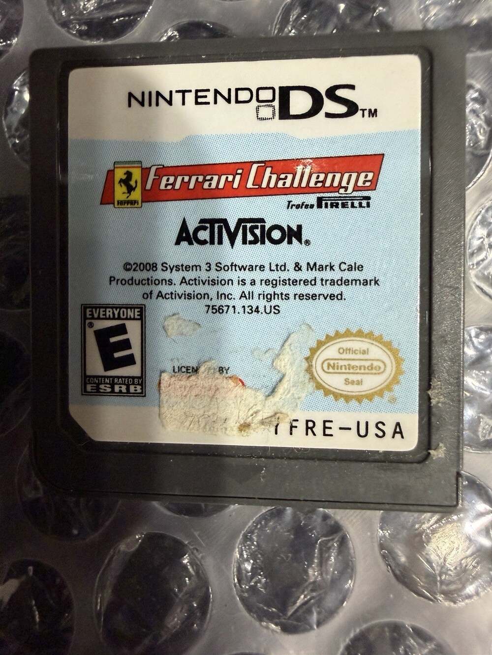 Activision Ferrari Challenge: Trofeo Pirelli Nintendo DS Cartridge Only E 2008